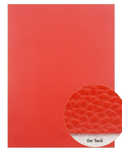 Shimmering Red Chunky Glitter Craft Fabric Sheets - A4 Size for DIY Projects