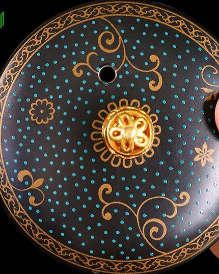 Elegant Ceramic Tea Set with Innovative Anti-Scald Rotating Teapot