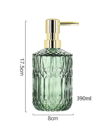 Chic Minimalist Glass Soap Dispenser - Elevate Your Bathroom Style