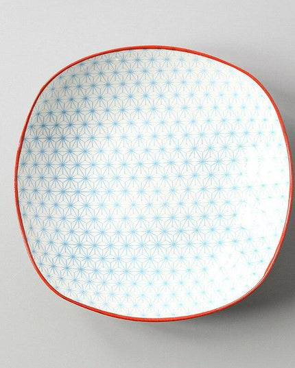 Handcrafted Japanese Square Ceramic Plate: Exquisite Table Artistry