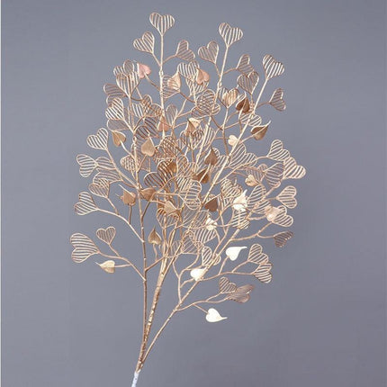 Gilded Maple Leaf Branch - Elegant Home & Office Decor Statement Piece