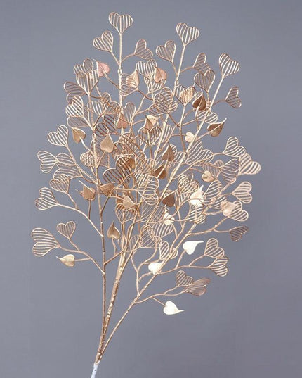 Gilded Maple Leaf Branch - Elegant Home & Office Decor Statement Piece