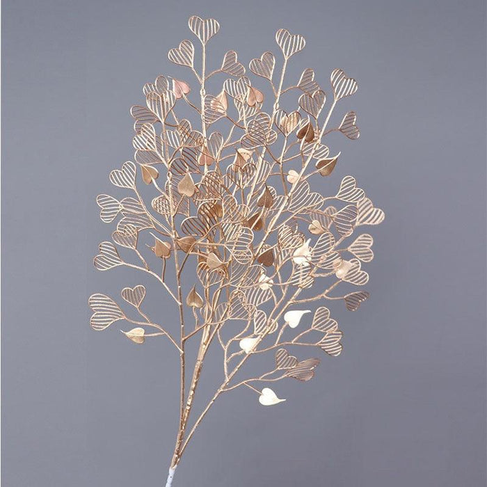 Luxurious Gold Maple Leaf Branch - Elegant Home & Office Decor Upgrade