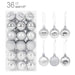 Festive Glittering Holiday Bauble Set