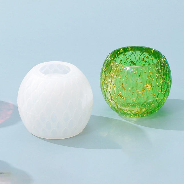 Silicone Mold Kit for Creative Candle Jars and Flower Planters