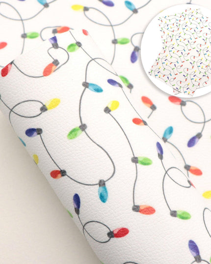 Christmas Blossom Synthetic Leather Craft Sheets - Craft Your Holiday Magic!