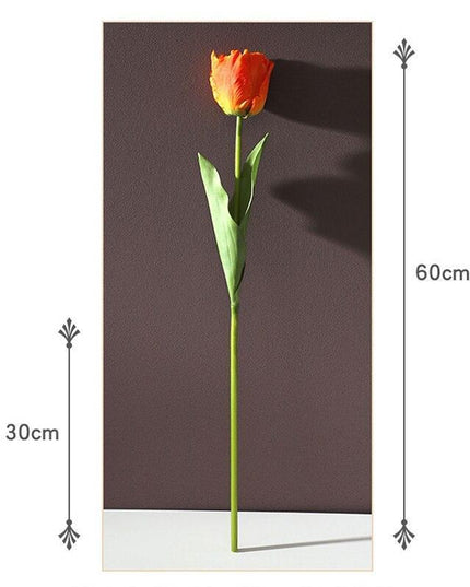 Luxurious Silk Parrot Tulip Floral Arrangement - Stunning Artificial Flower Collection