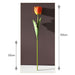 Luxurious Botanica Parrot Tulip Silk Floral Arrangement - Sophisticated Artificial Flower Bouquet