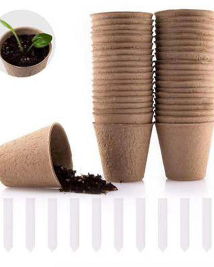 Eco-Friendly Peat Pot Seedling Kit: Grow Green with Biodegradable Planters