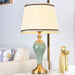 Elegant Metal Base Table Lamp with Soft Cloth Shade for Stylish Home Illumination