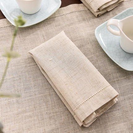Elegant Eco-Friendly French Linen Napkin Set - 12 Premium Quality Pieces