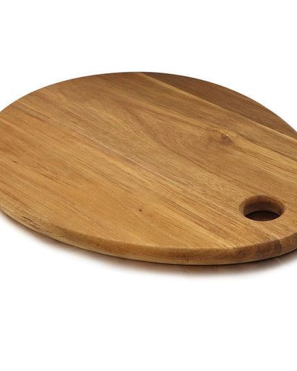 Acacia Wood Teardrop Cutting Board - Chic Kitchen Essential