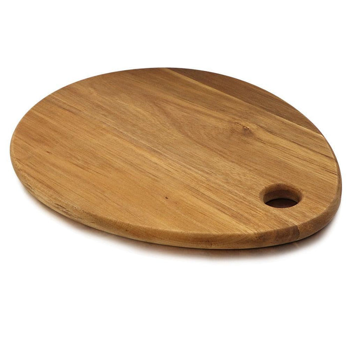 Acacia Wood Teardrop Cutting Board - Chic Kitchen Essential