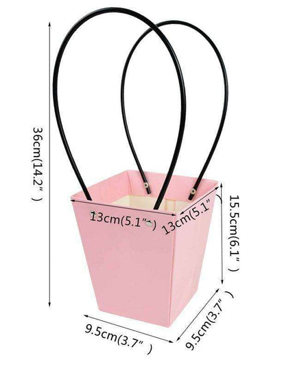 Eco-Friendly Floral Kraft Paper Gift Bag - Chic & Sustainable Gifting Solution