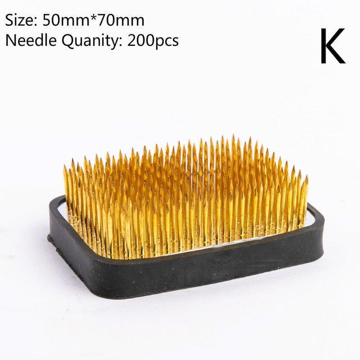 Ikebana Elegance: Exquisite Japanese Kenzan Floral Arrangement Toolset