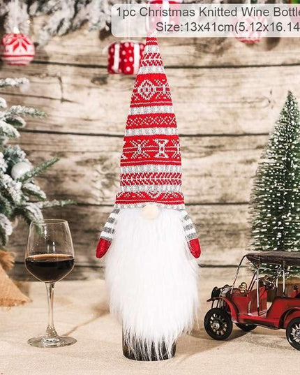 Holiday Cheer Wine Bottle Dress: Celebrate in Festive Elegance
