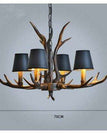4 Lights-lampshade / Brushed gold black