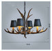 Majestic Handcrafted Deer Antler Resin Lighting Fixture - Timeless Luxury