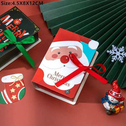Christmas Cheer: Santa's Whimsical Candy Cottage Décor and Gift Box Set