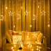 Enchanted Outdoor Atmosphere Starry Night LED Curtain Lights