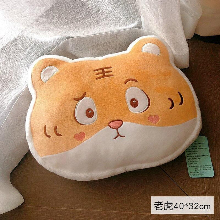 Cozy Animal Plush Pillow Cushion for Chair Back or Bed - 40cm Size