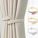 Luxurious Alloy Curtain Holder Set - Elegant Home Decor Accent