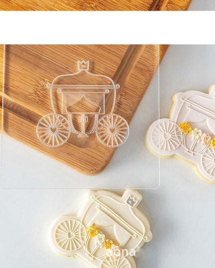 Whimsical Princess Castle Cookie Press Set