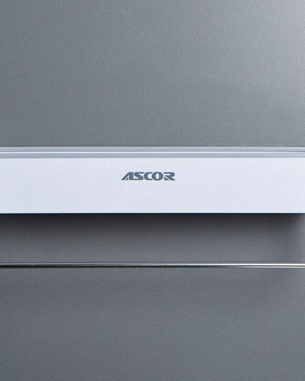 Modern Gray Bathroom Storage Rack with Towel Bar: Stylish Space-Saving Solution