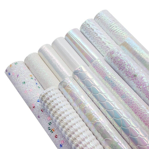 Mermaid Glitter Cotton Fabric Set - Unleash Your DIY Magic