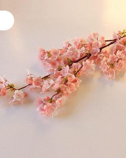 Lifelike Cherry Blossom Silk Floral Arrangement Kit - DIY Elegant Blooming Decor Set