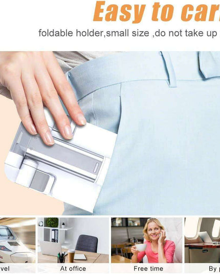 Premium Adjustable Aluminum Phone Stand for Ultimate Viewing Experience