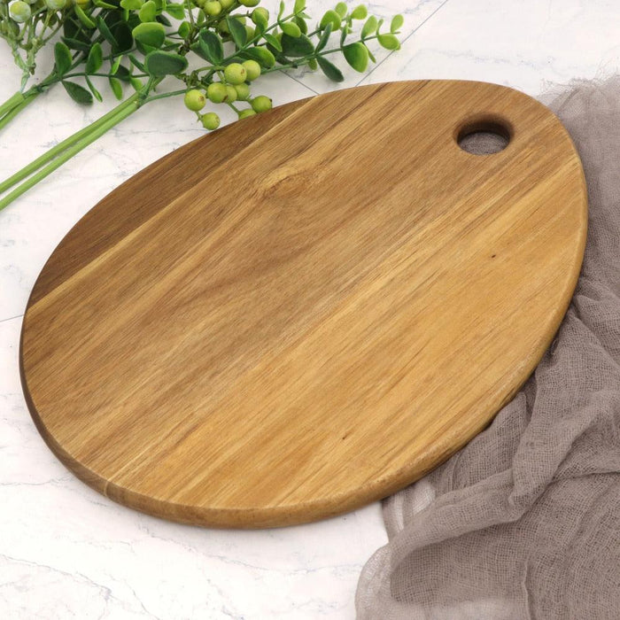 Acacia Wood Drop-Shaped Charcuterie Board - Premium Kitchen Essential