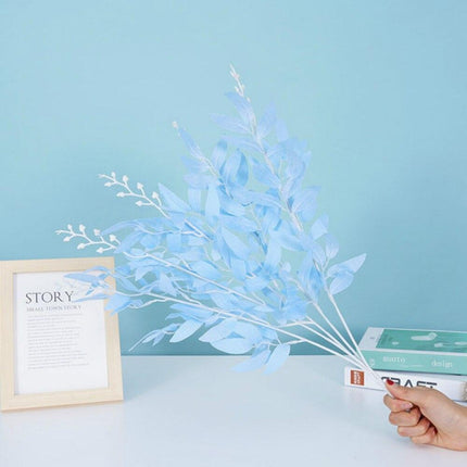 Opulent Silk Willow Arrangement - Refined Foliage for Elegant Spaces