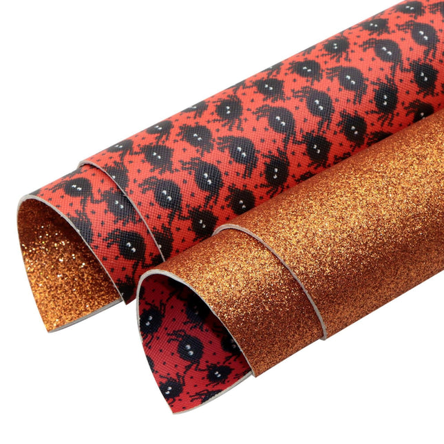 Eerie Elegance: Premium Faux Leather Sheets for Spooktacular Halloween Creations✨