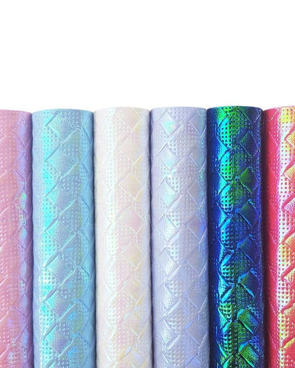 Mesmerizing Mermaid and Serpent Vegan Leather Craft Sheets - Set of 6
