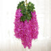 45-inch Silk Wisteria Flowers Set of 12 for Home and Event Decor