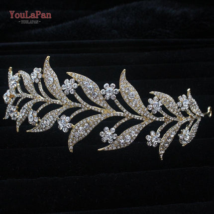 Glamorous Indian Bridal Rhinestone Tiara and Floral Hairpiece Collection for Wedding Splendor