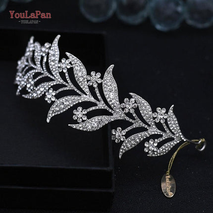 Glamorous Indian Bridal Rhinestone Tiara and Floral Hairpiece Collection for Wedding Splendor
