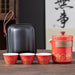 Premium Kung Fu Tea Set with Gaiwan and Travel Accessories - Tea Lover's Essential
