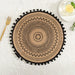 Elegant Round Cotton Placemat for Stylish Dining