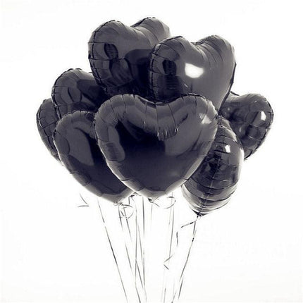 Rose Gold Heart-Shaped Foil Balloon Collection - Ideal for Every Celebration