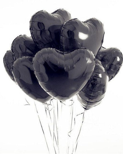 Rose Gold Heart-Shaped Foil Balloon Collection - Ideal for Every Celebration