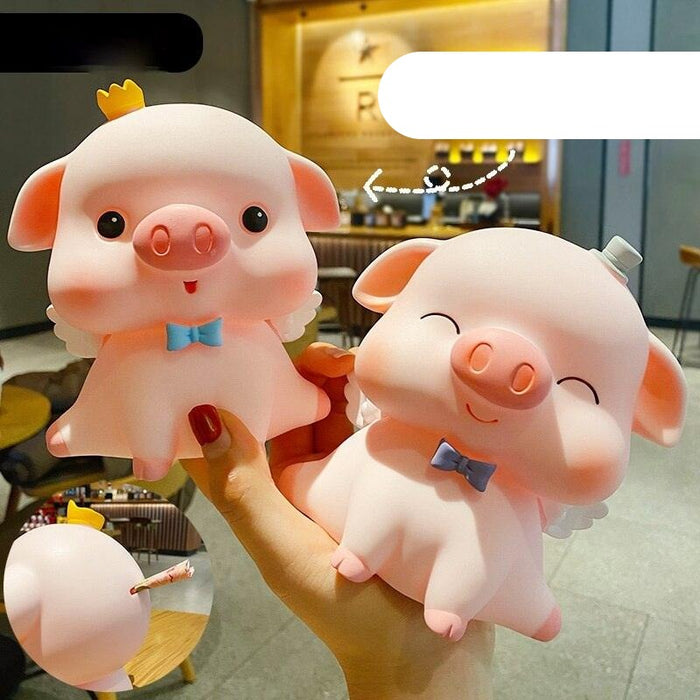 Adorable Cartoon Guaiguai Pig Piggy Bank for Delightful Savings