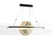 Zen Copper Chandelier with LED Lighting - Illuminate your Space with Serene Elegance