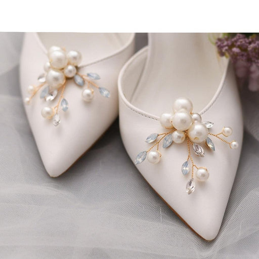 Sparkling Rhinestone Shoe Clips for Sophisticated High Heel Events