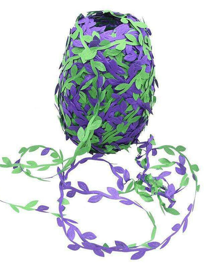 Nature-Inspired Green Ivy Vine Ribbon: Elevate Your Crafting and Decor with a Touch of Elegance