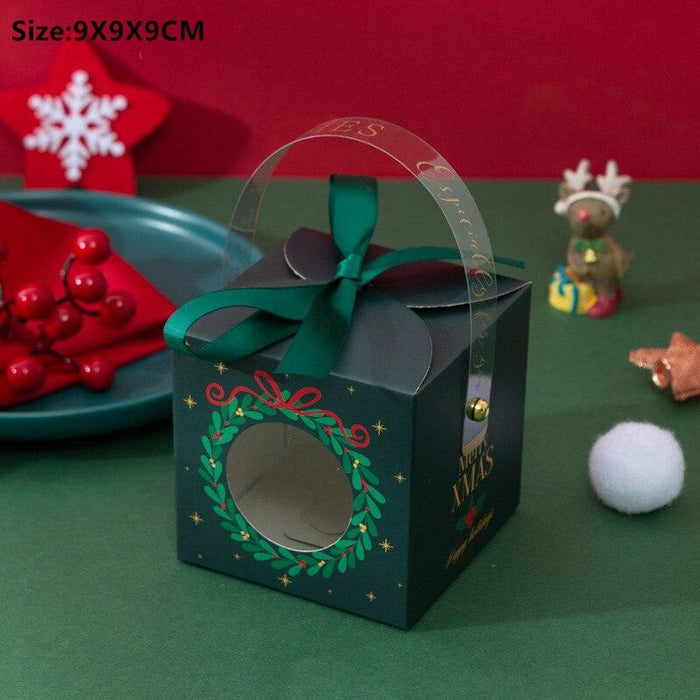 Christmas Cheer: Santa's Whimsical Candy Cottage Décor and Gift Box Set