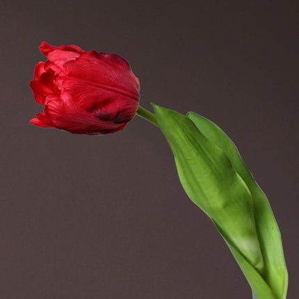 Luxurious Silk Parrot Tulip Floral Arrangement - Stunning Artificial Flower Collection