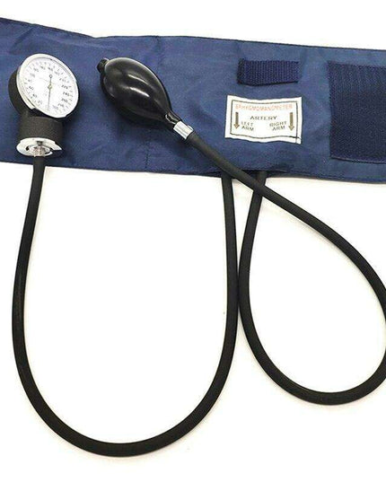Home Blood Pressure Monitoring Set with Stethoscope and Adjustable Nylon Cuff
