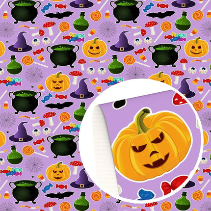 Spellbinding Halloween Faux Leather Craft Sheets 🎃